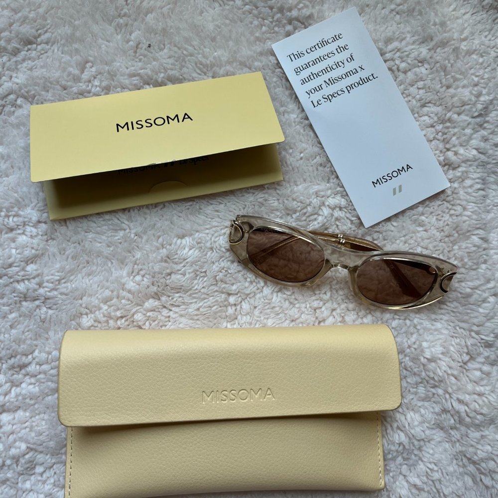 Le Specs X Missoma Hydrus Link Sunglasses (like new)